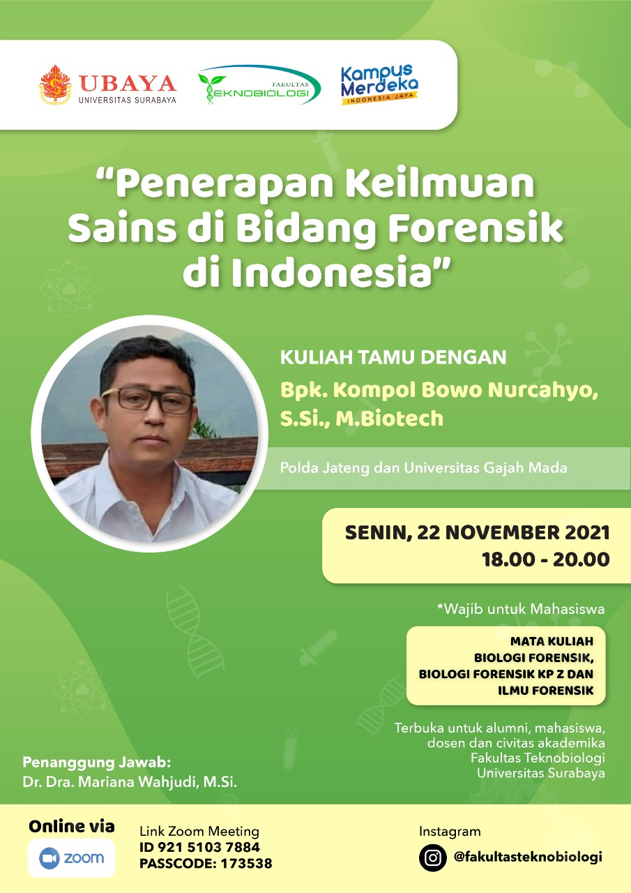 Penerapan Keilmuan Sains di Bidang Forensik