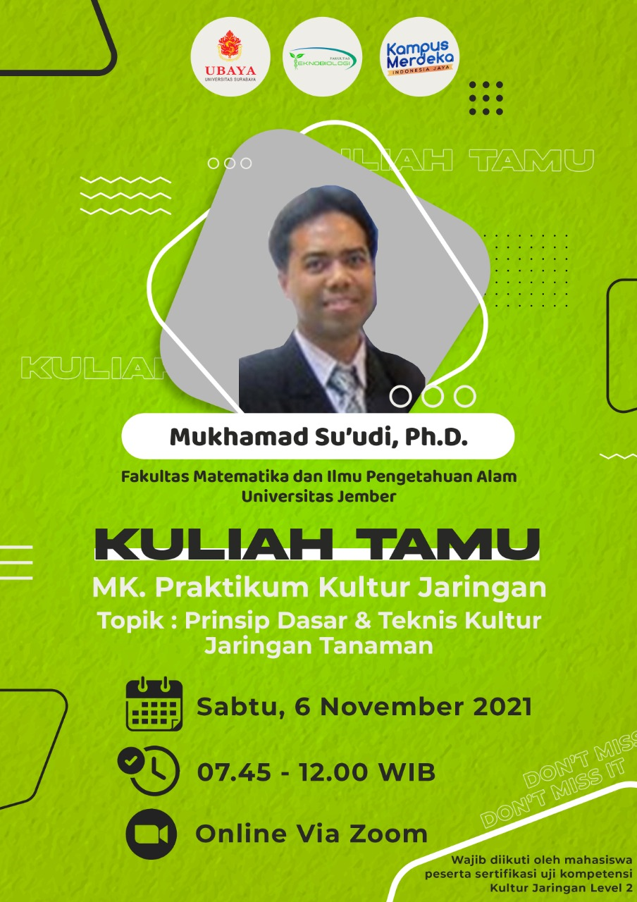 Prinsip Dasar dan Teknis Kultur Jaringan Tanaman