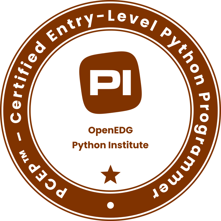 PCEP™ – Certified Entry-Level Python Programmer