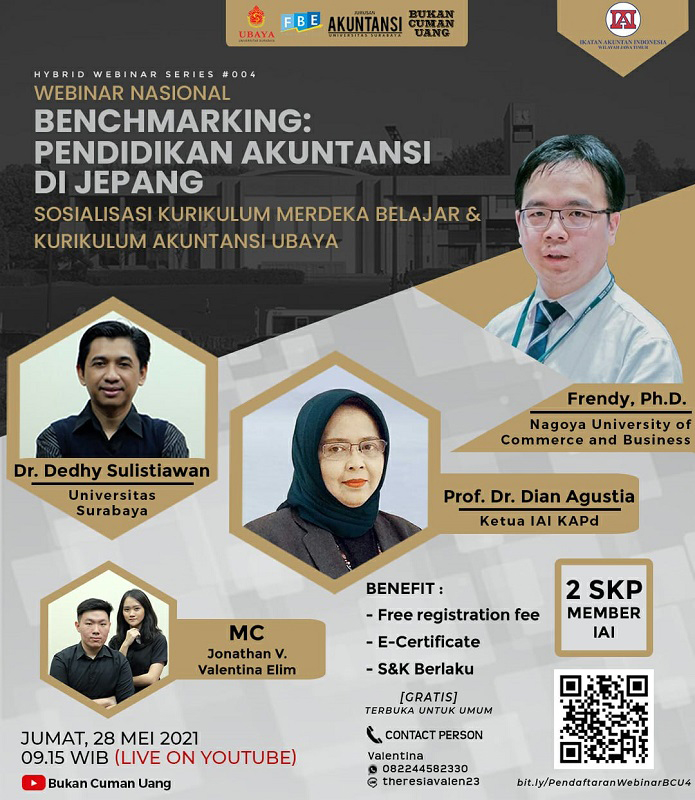 Hybrid Webinar Series 004: Bukan Cuman Uang: Benchmarking Pendidikan Akuntansi di Jepang