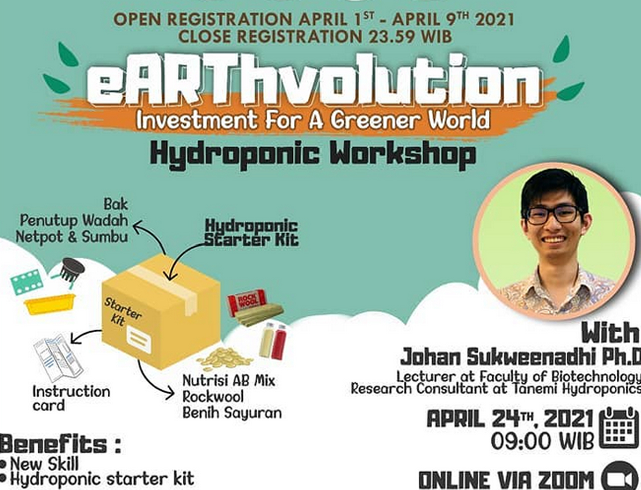 HYDROPONIC WORKSHOP : Investment For a Greener World